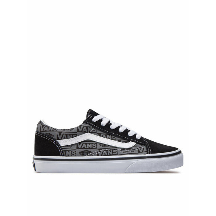 Sports Trainers for Women Vans JN OLD SKOOL LOGO VN0A5EE6N421 Black