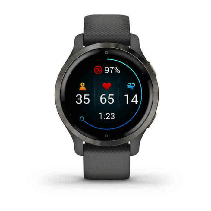 Smartwatch GARMIN Venu 2S GPS 1,1" Wi-Fi Czarny Szary Grafit 40 mm