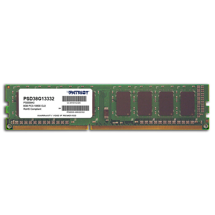 Mémoire RAM Patriot Memory PSD38G13332 DDR3 CL9 8 GB