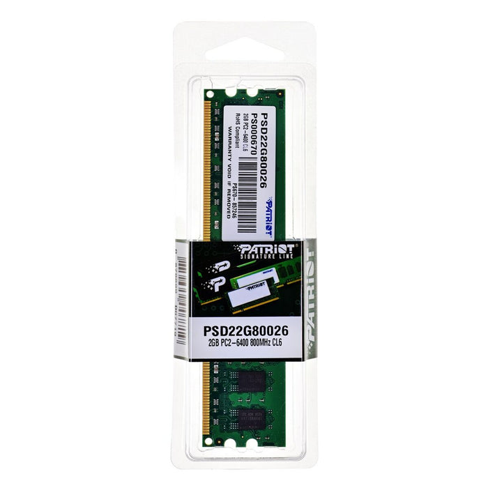 Mémoire RAM Patriot Memory PC2-6400 CL6