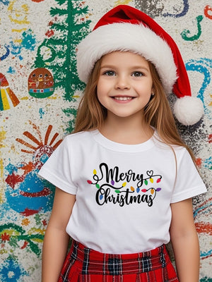 Parent-child T-shirt Pure Cotton Christmas