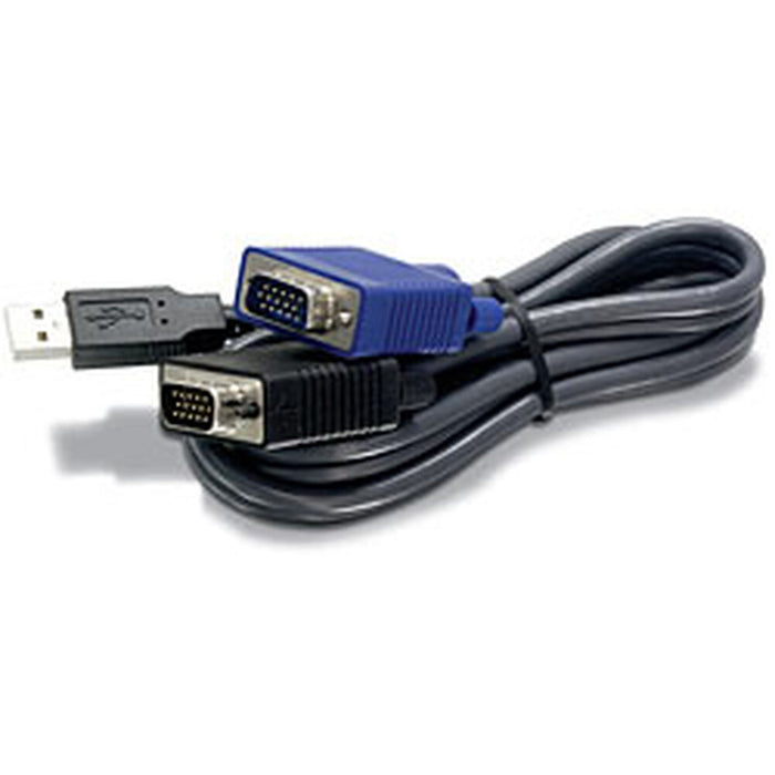 Kabel KVM Trendnet TK-CU15 Czarny