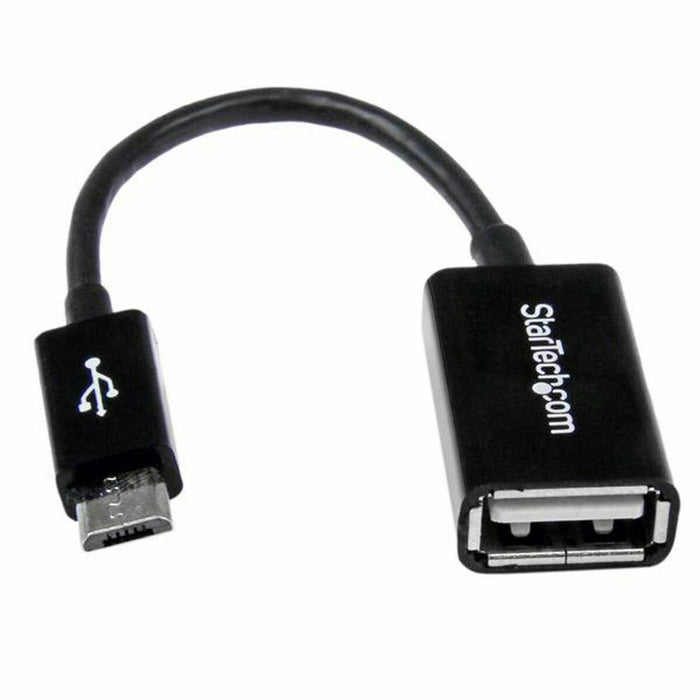 Kabel Micro USB Startech UUSBOTG              USB A Micro USB B Czarny