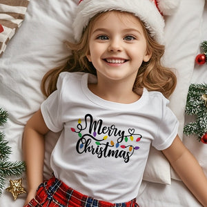 Parent-child T-shirt Pure Cotton Christmas