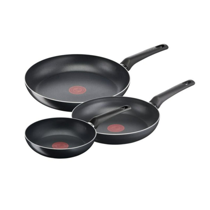 Zestaw Patelni Tefal B5569153 Czarny Aluminium (3 Sztuk)