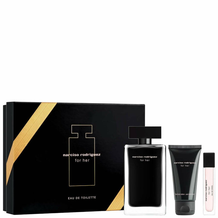 Zestaw Perfum dla Kobiet Narciso Rodriguez EDT For Her 3 Części