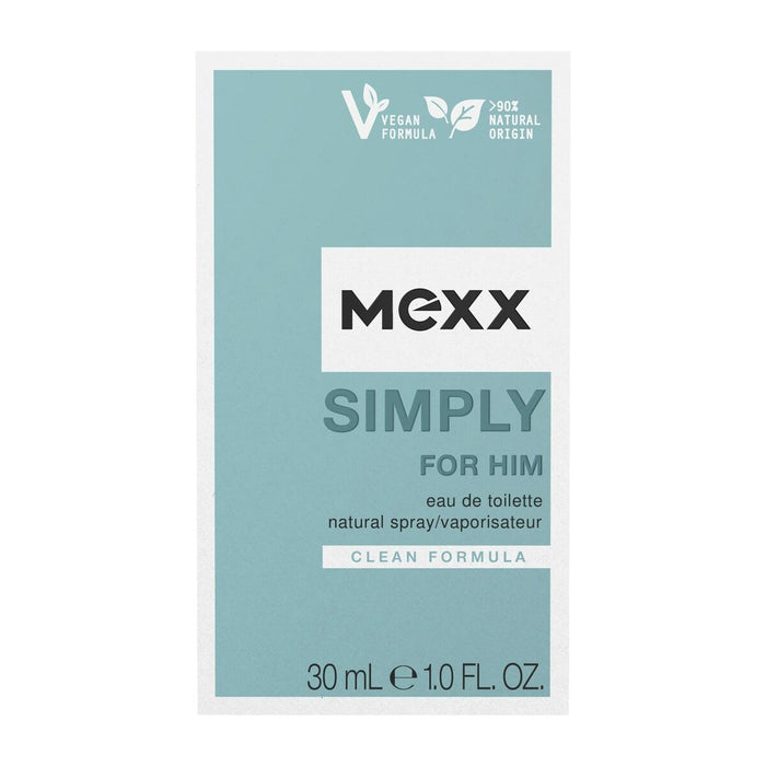 Perfumy Męskie Mexx Simply For Him EDT 30 ml