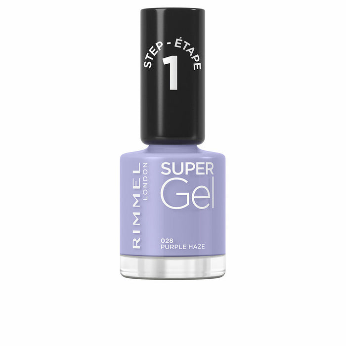 lakier do paznokci Rimmel London Super Gel Nº 028 Purple haze 12 ml