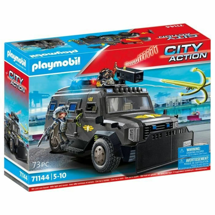 Zestaw zabawek Playmobil Police car City Action Plastikowy