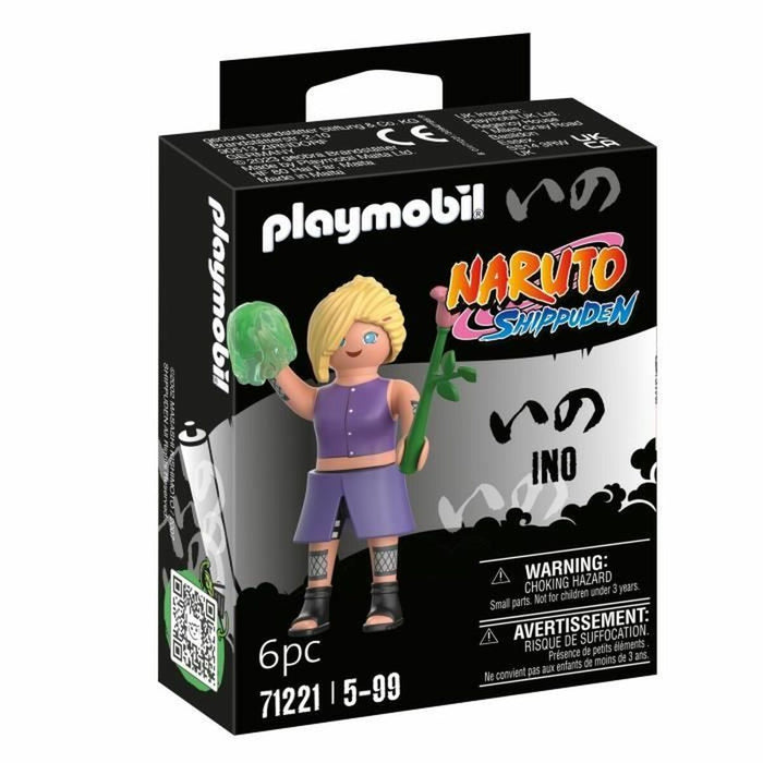 Zestaw zabawek Playmobil 71221 Naruto Shippuden Plastikowy 6 Części