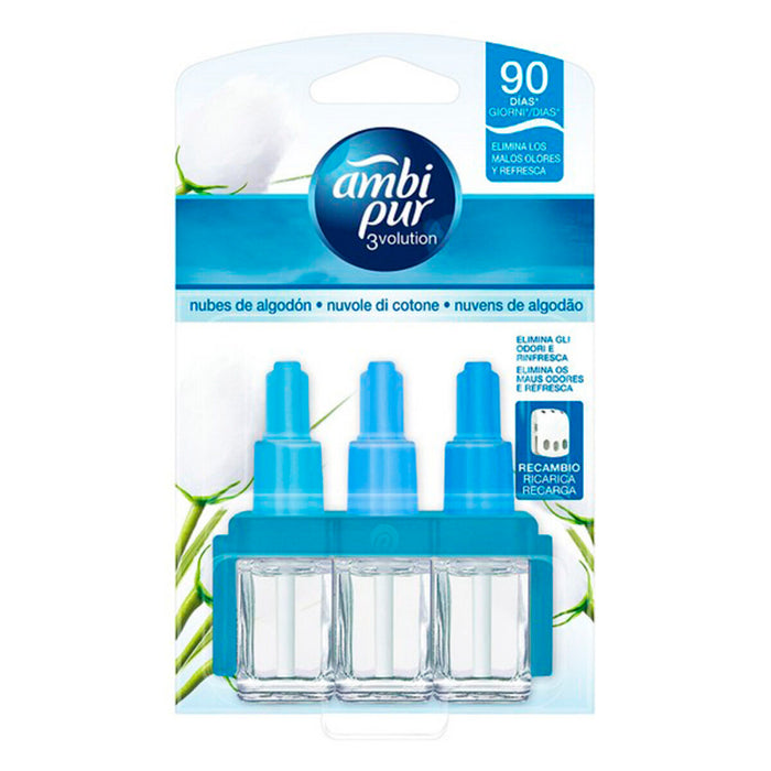 Electric Air Freshener Refills Ambi Pur 3Volution Nubes de Algodón 20 ml