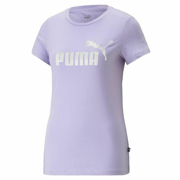 Koszulka z krótkim rękawem Damska Puma Ess+ Nova Shine  Lawenda Kobieta