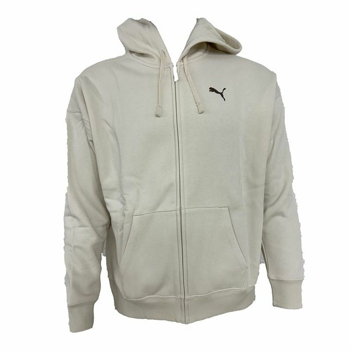 Sweat à capuche femme Puma Beige