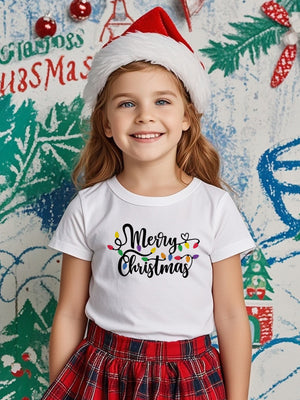 Parent-child T-shirt Pure Cotton Christmas