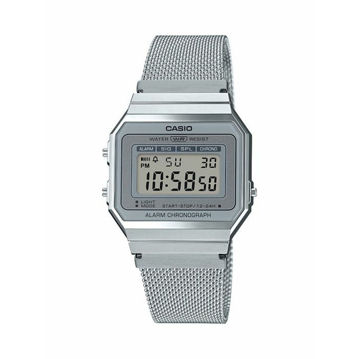 Zegarek Męski Casio A700WEM-7AEF Srebrzysty