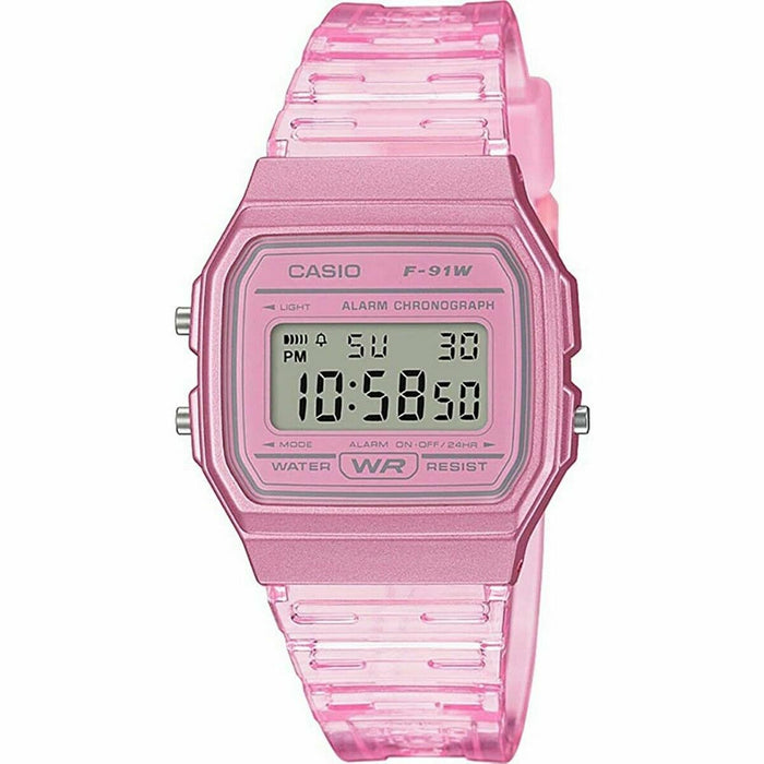 Montre Unisexe Casio F-91WS-4EF Rose (Ø 35 mm)