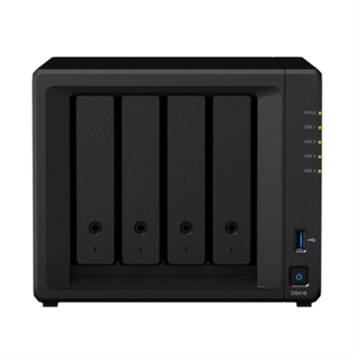 NAS Network Storage Synology DS418                21 dB 48 TB 2 GB DDR4 Realtek RTD1296 Black