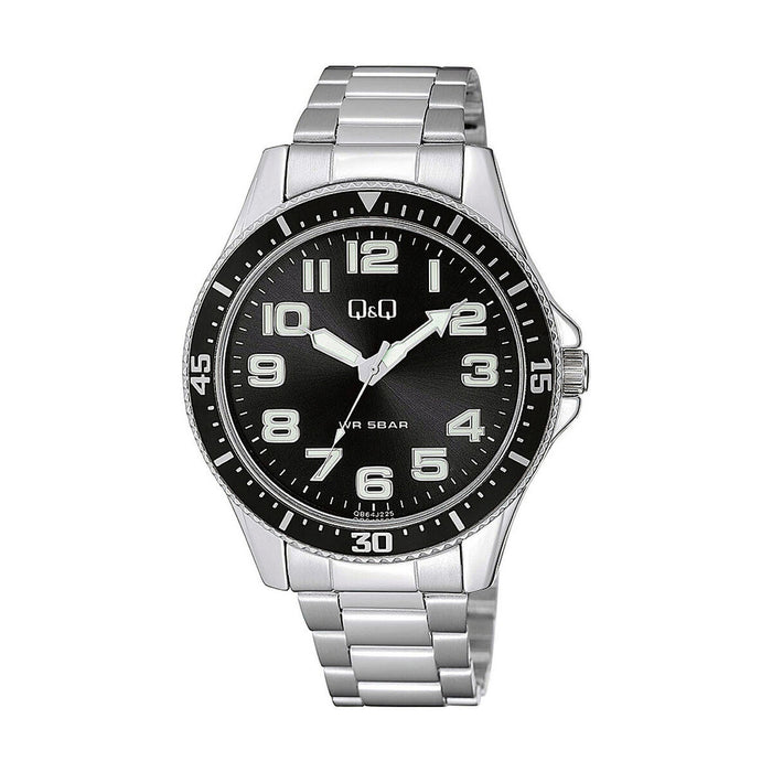 Montre Homme Q&Q QB64J225Y Noir (Ø 45 mm)