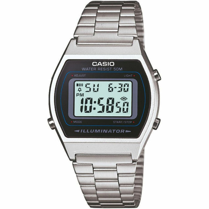 Zegarek Męski Casio B640WD-1AVEF Czarny Srebrzysty