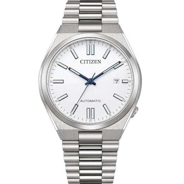 Zegarek Męski Citizen TSUYOSA AUTOMATIC - WHITE Biały Srebrzysty (Ø 40 mm)