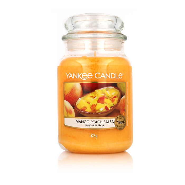 Świeczka Zapachowa Yankee Candle Classic Large Jar Candles Mango Peach Salsa 623 g