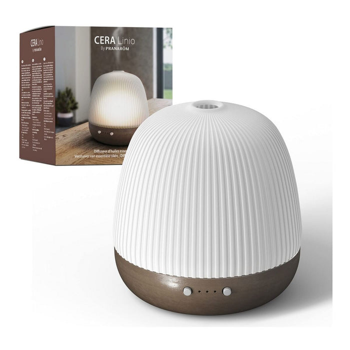 Essential Oil Diffuser Pranarôm Lino Ceramic Wood Ultrasonic (1 Piece)