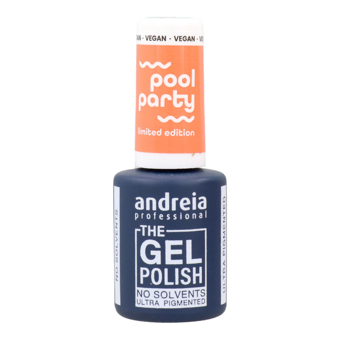 Vernis à Ongles Semi-permanent Andreia Polish Pool Party N.1 Orange 10,5 ml