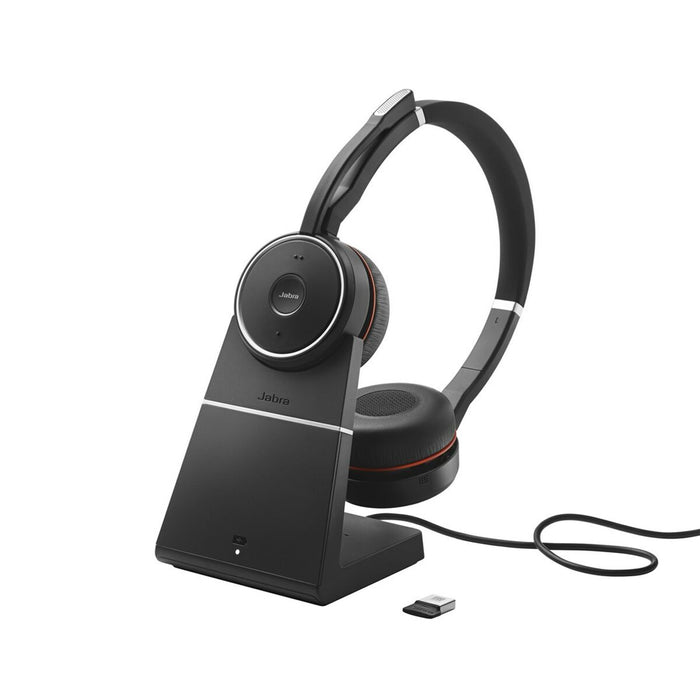 Headphones with Microphone Jabra Evolve 75 Black