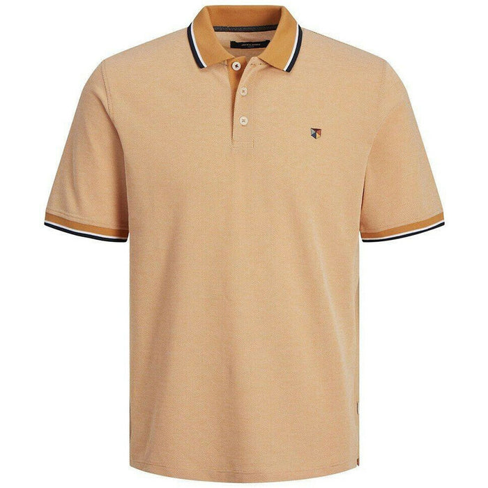 Koszulka Polo z krótkim rękawem Męska Jack & Jones JPRBLUWIN POLO SS NOOS 12169064 Pomarańczowy