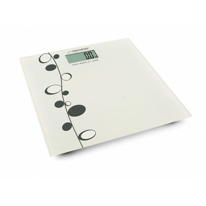 Digital Bathroom Scales Esperanza EBS005 White Glass