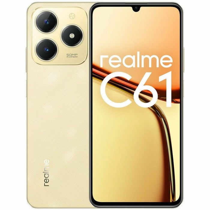 Smartfony Realme C61 4G 6,7" Unisoc 6 GB RAM 256 GB Złoty