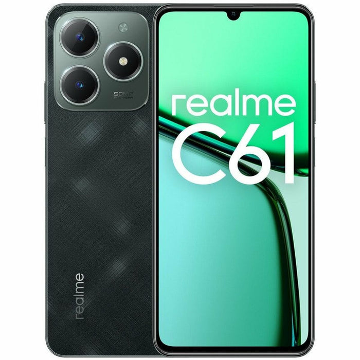 Smartphone Realme C61 6,7" Unisoc 6 GB RAM 256 GB Noir Vert