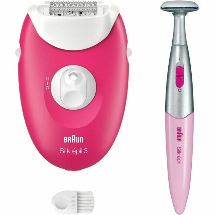 Electric Hair Remover Braun 3-202 Fuchsia