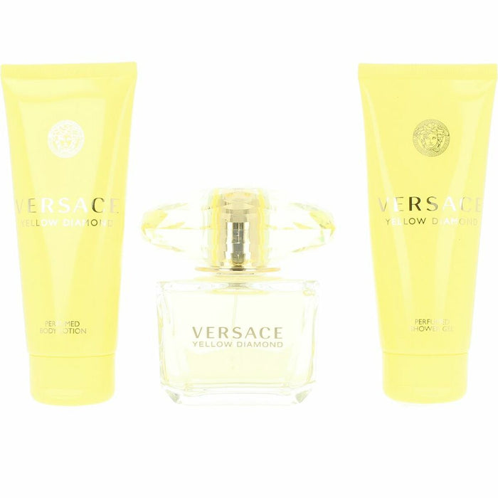 Set de Parfum Femme Versace YELLOW DIAMOND 4 Pièces