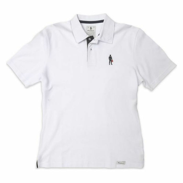 Polo à manches courtes homme OMP Driver Icon Blanc