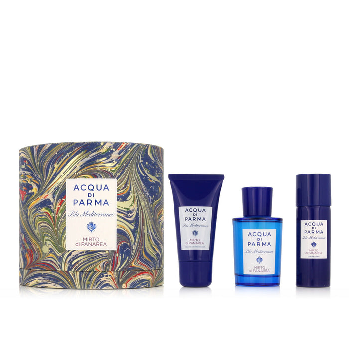 Set de Parfum Unisexe Acqua Di Parma 3 Pièces Blu Mediterraneo Mirto Di Panarea