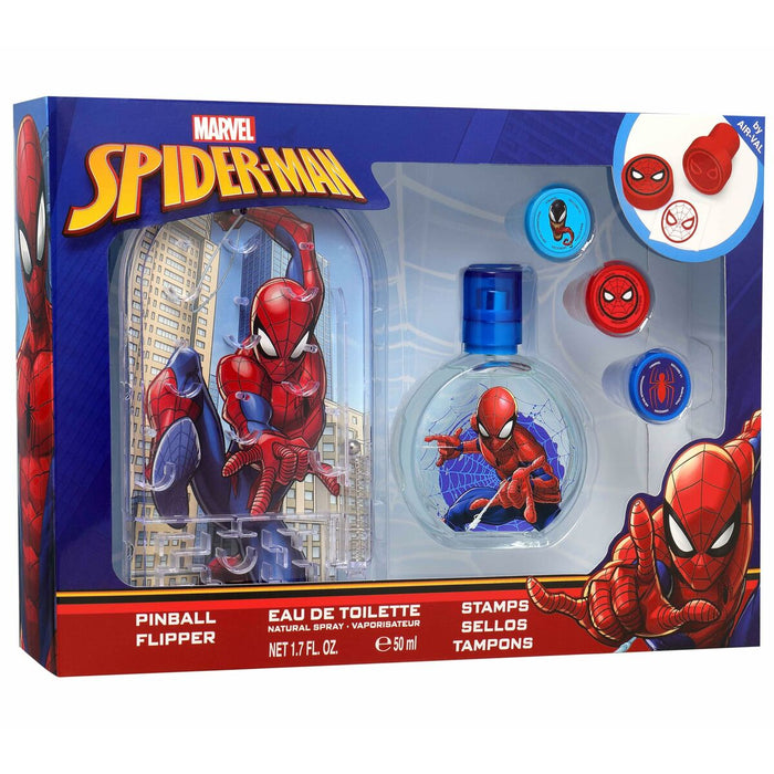 Perfumy dziecięce Air-Val SPIDERMAN EDT 50+PINBALL EDT 50 ml 3 Części