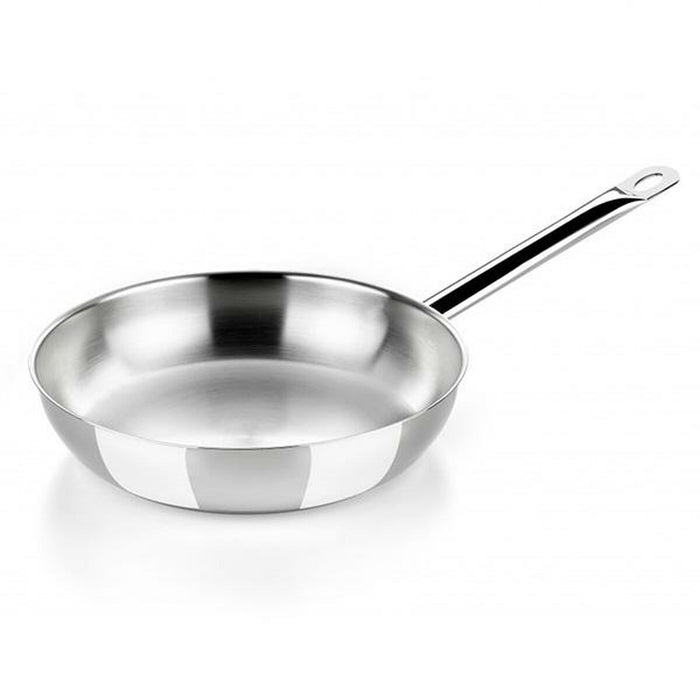 Wok BRA A121613 Ø 26 cm Argenté Acier inoxydable