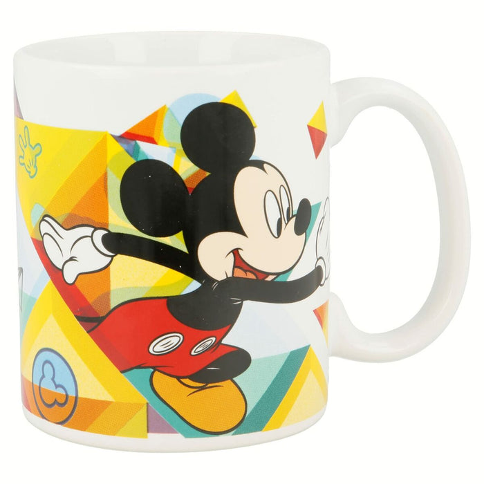 Tasse mug Mickey Mouse Happy smiles Bleu Rouge Céramique 350 ml