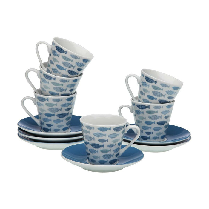 Ensemble de tasses à café Versa Multicouleur Acier au carbone