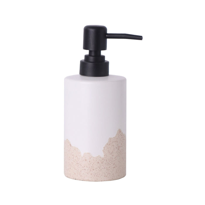 Distributeur de Savon Versa Beige Céramique Plastique