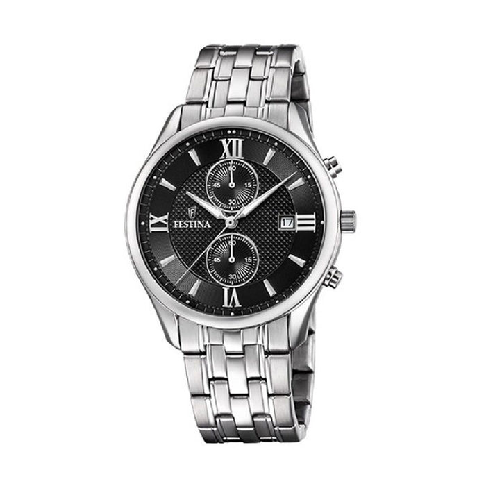 Zegarek Męski Festina F6854/8 Czarny Srebrzysty