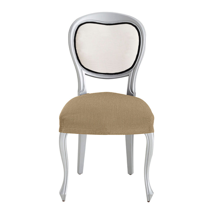 Chair Cover Eysa ULISES Beige 50 x 5 x 50 cm 2 Units