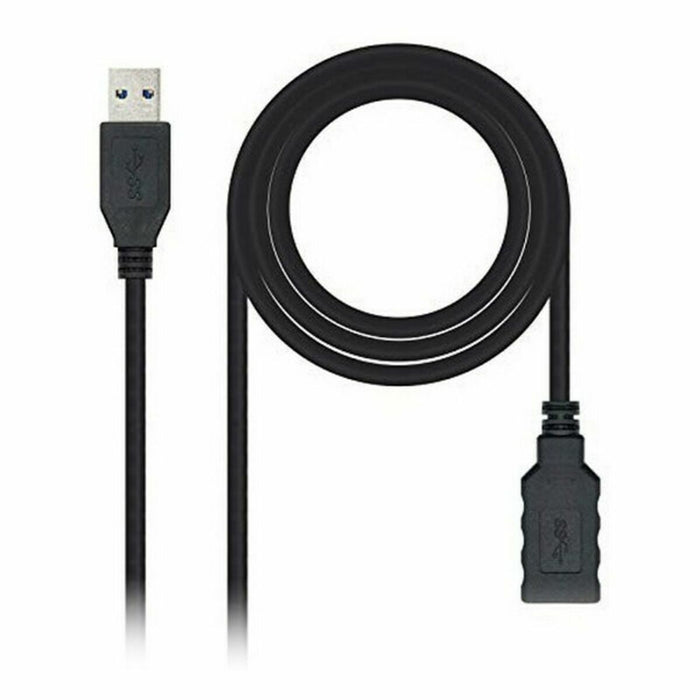 Kabel USB 3.0 A na USB A NANOCABLE 10.01.0902BK 2 m Czarny