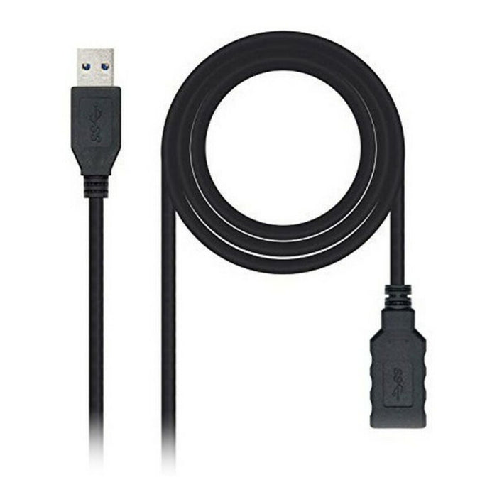 Kabel USB 3.0 A na USB A NANOCABLE 10.01.0902BK 2 m