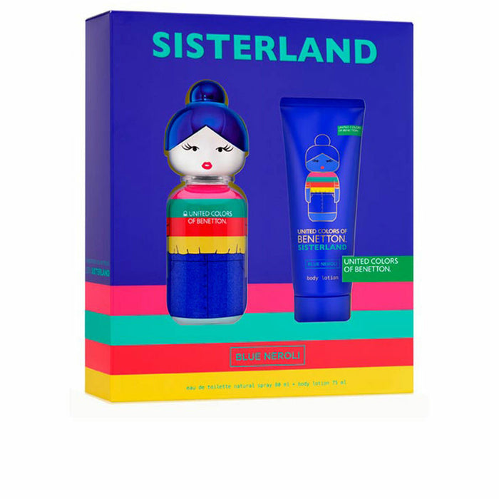 Zestaw Perfum dla Kobiet Benetton Sisterland Blue Neroli 2 Części