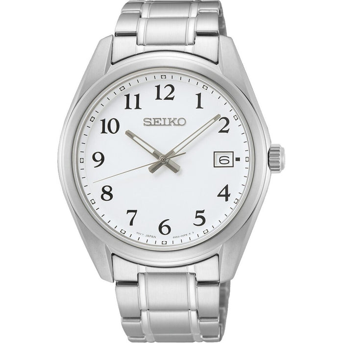 Zegarek Męski Seiko SUR459P1 Srebrzysty