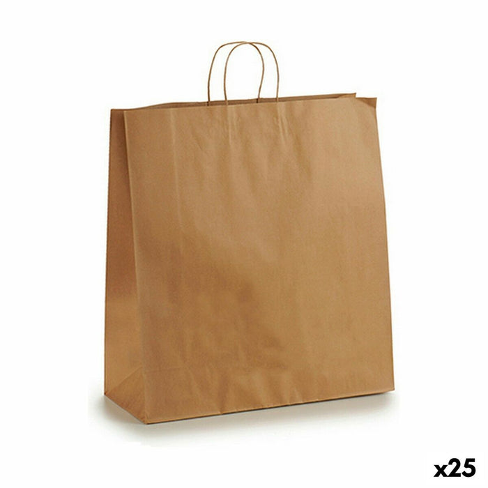 Sac en papier 46 x 16 x 59 cm Marron (25 Unités)