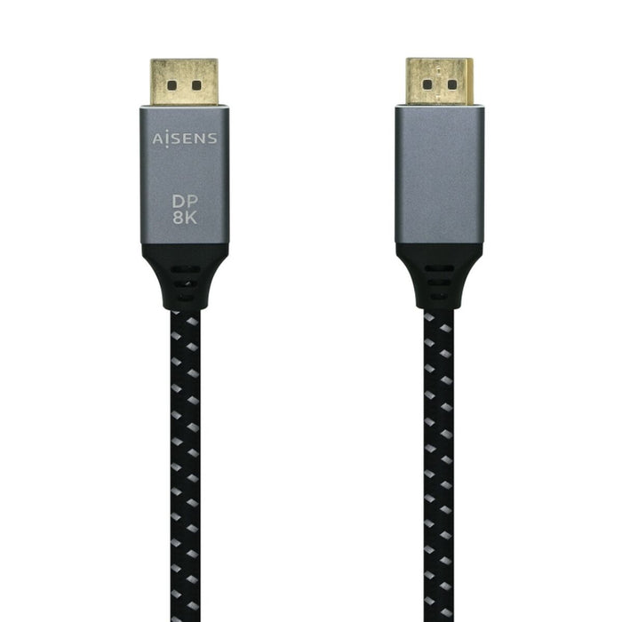 DisplayPort Cable Aisens Black Black/Grey 1,5 m