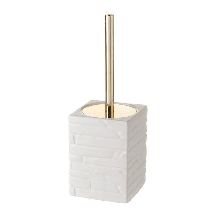 Brosse de salle de wc Blanc 11 x 11 x 30 cm